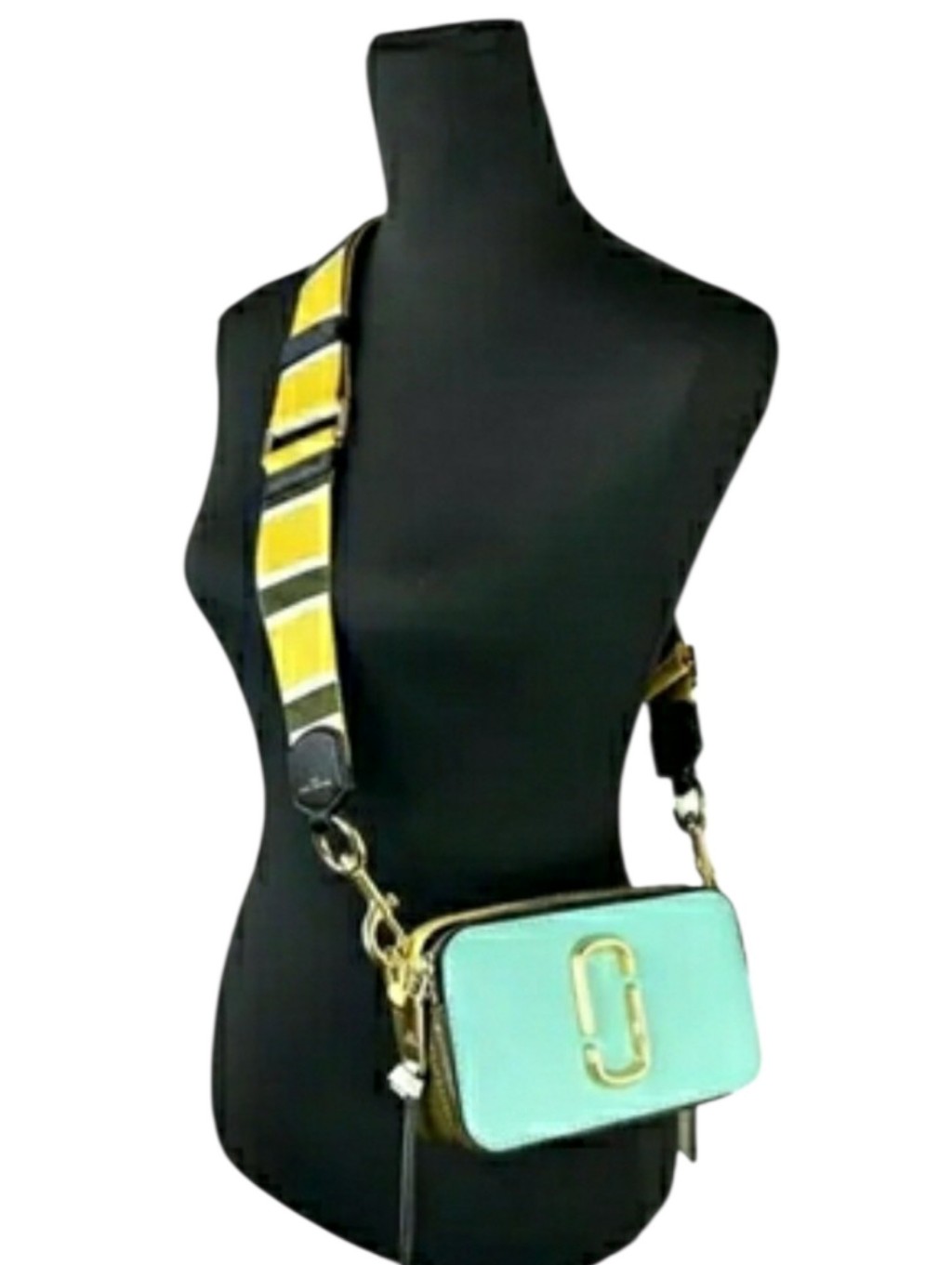 Nwt! Rare! Marc Jacobs The Snapshot Surf Multi Crossbody Bag W/ Gold Accent